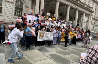 ‘सेक्योर जब्स’ का लागि सिटी हलमा प्रदर्शन